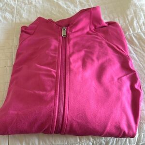Athleta salutation pink jacket size 2x